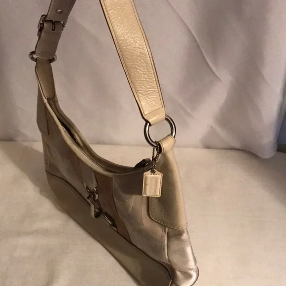 Coach Hampton leather optic jacquard purse - Picture 3 of 8